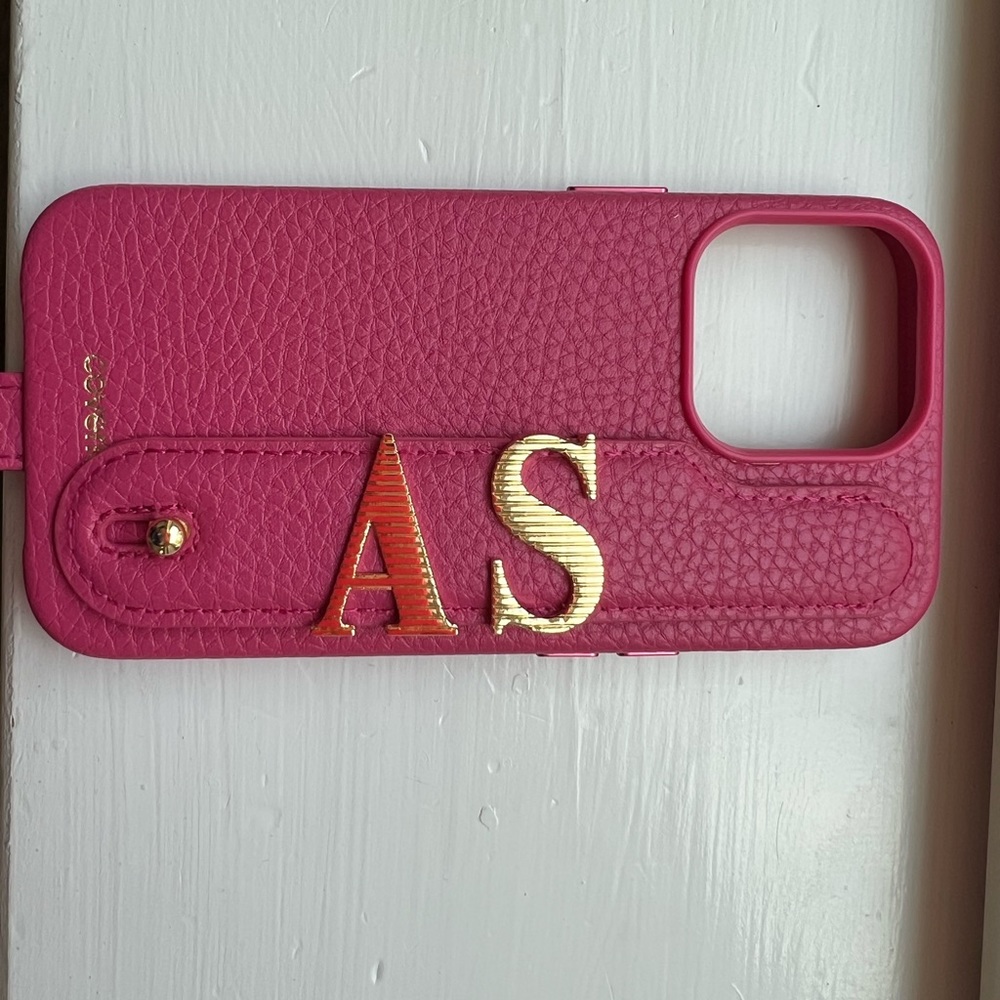Personalized coverlab iPhone case. Initials AS, brand new! iPhone 13 Pro